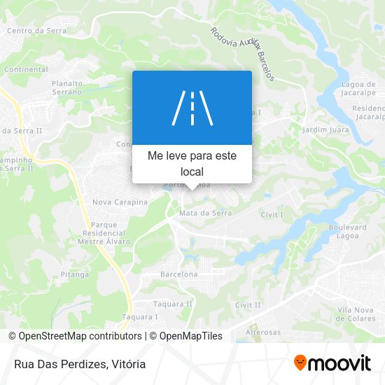 Rua Das Perdizes mapa