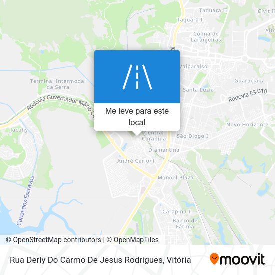 Rua Derly Do Carmo De Jesus Rodrigues mapa