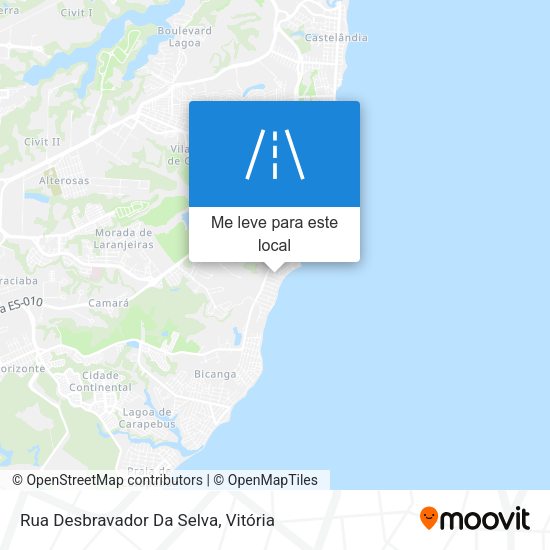 Rua Desbravador Da Selva mapa