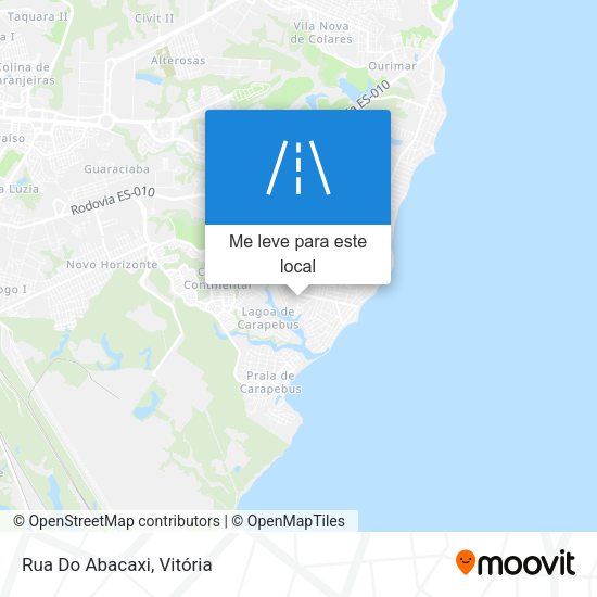 Rua Do Abacaxi mapa