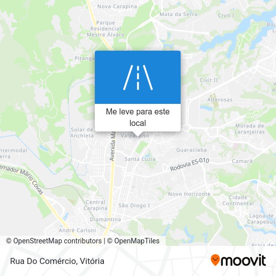 Rua Do Comércio mapa