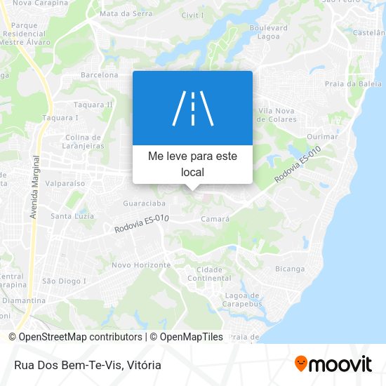 Rua Dos Bem-Te-Vis mapa