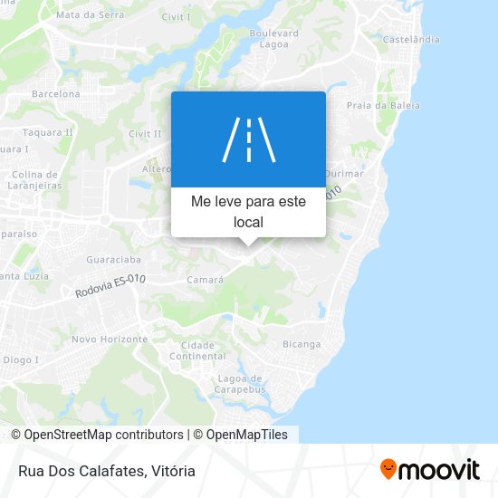 Rua Dos Calafates mapa