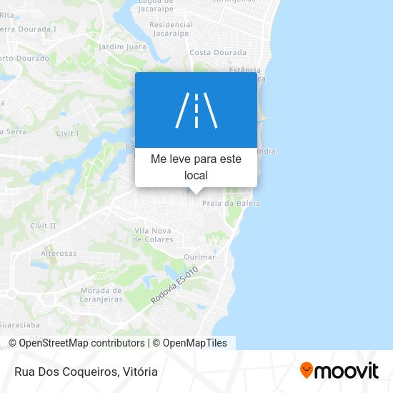 Rua Dos Coqueiros mapa