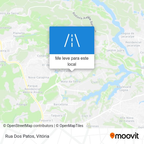 Rua Dos Patos mapa