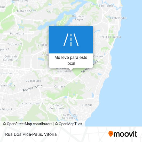 Rua Dos Pica-Paus mapa