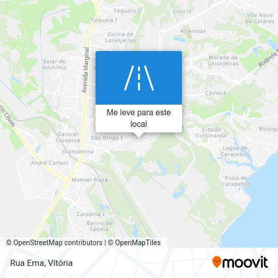 Rua Ema mapa
