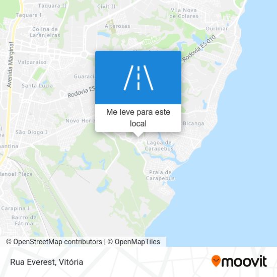 Rua Everest mapa