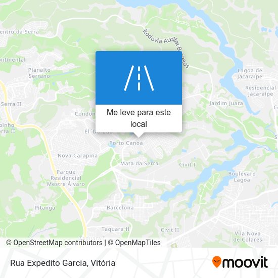 Rua Expedito Garcia mapa