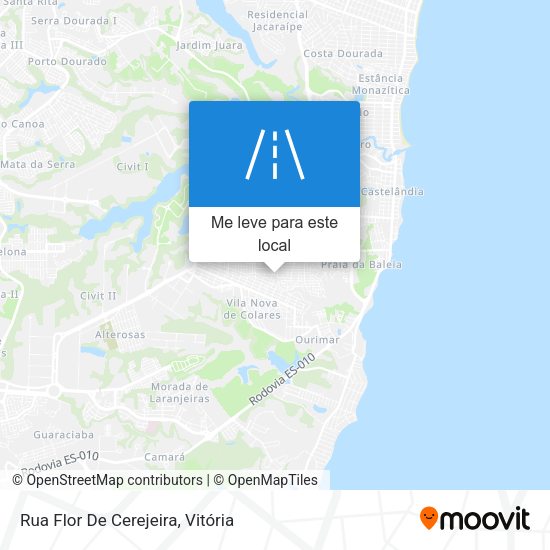 Rua Flor De Cerejeira mapa