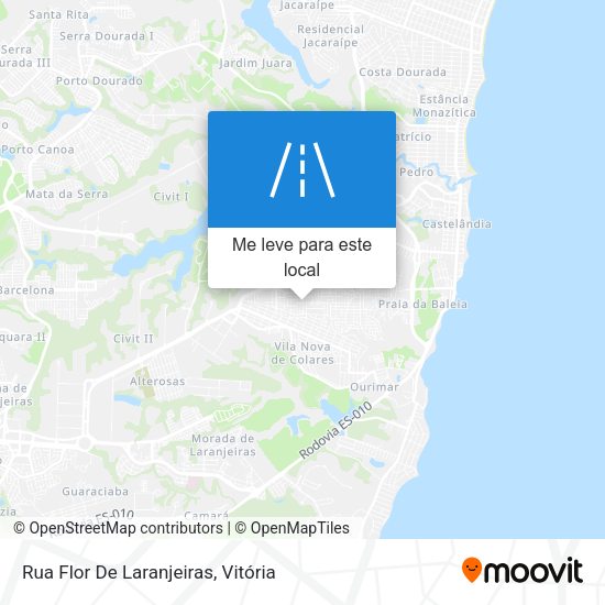 Rua Flor De Laranjeiras mapa