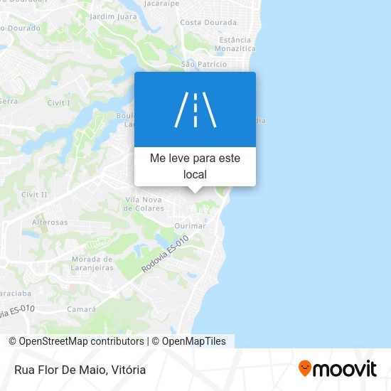 Rua Flor De Maio mapa