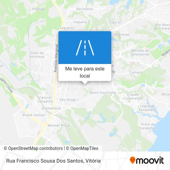 Rua Francisco Sousa Dos Santos mapa