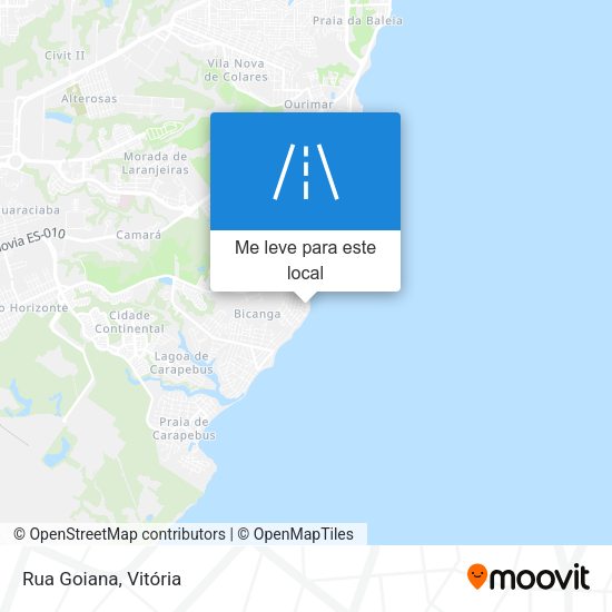 Rua Goiana mapa
