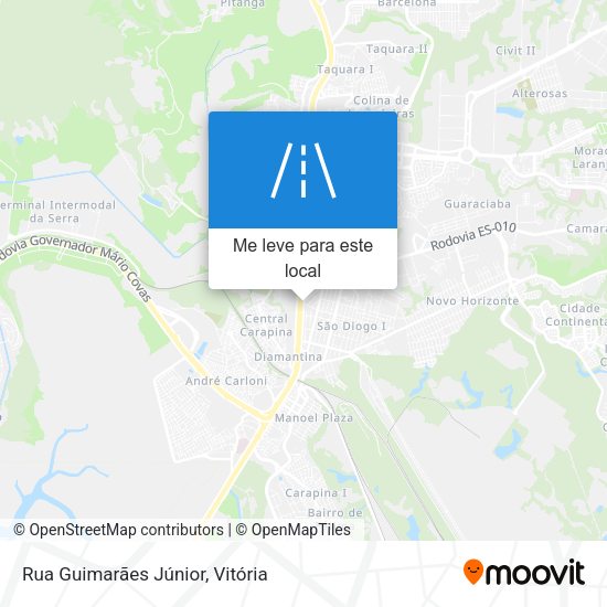 Rua Guimarães Júnior mapa