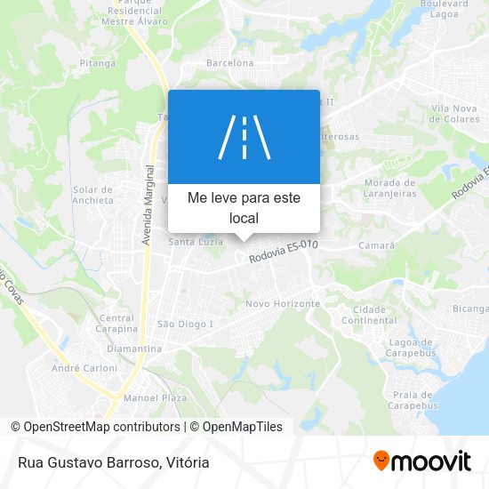 Rua Gustavo Barroso mapa