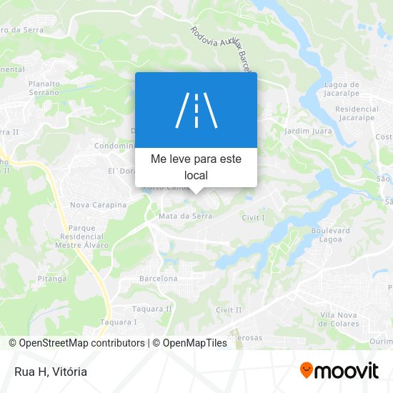 Rua H mapa