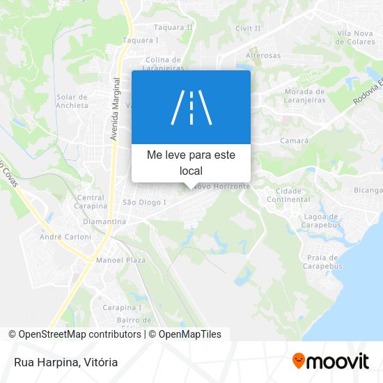 Rua Harpina mapa