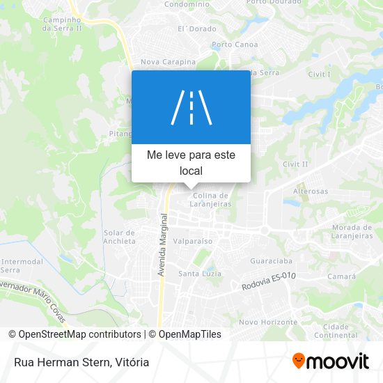 Rua Herman Stern mapa