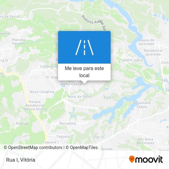 Rua I mapa