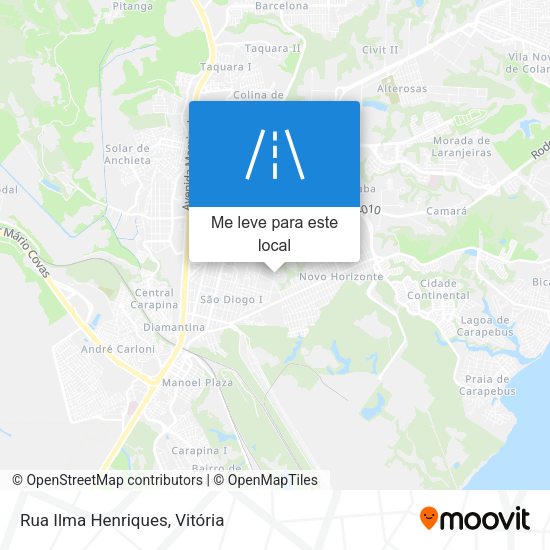 Rua Ilma Henriques mapa