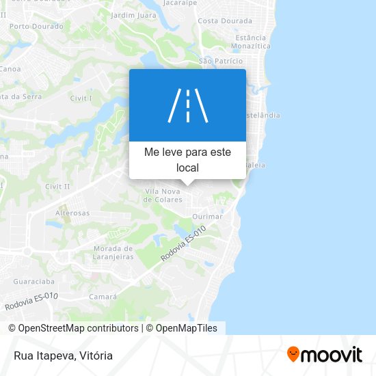Rua Itapeva mapa