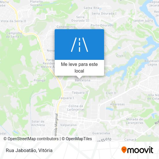 Rua Jaboatão mapa