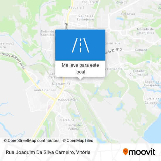 Rua Joaquim Da Silva Carneiro mapa