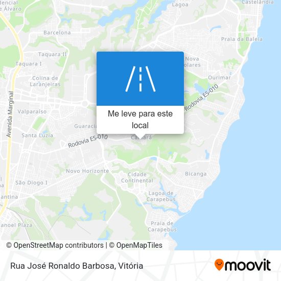 Rua José Ronaldo Barbosa mapa