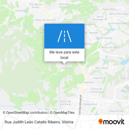 Rua Judith Leão Catello Ribeiro mapa