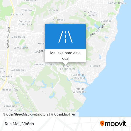 Rua Mali mapa