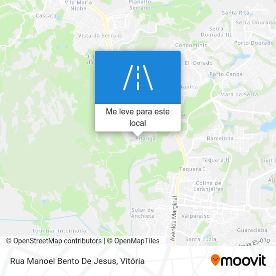 Rua Manoel Bento De Jesus mapa