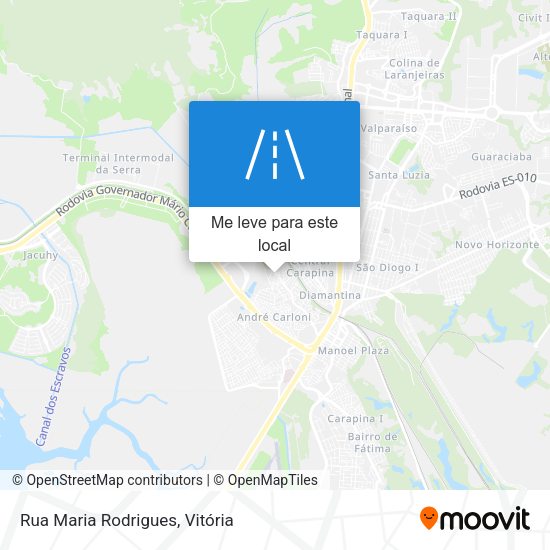 Rua Maria Rodrigues mapa