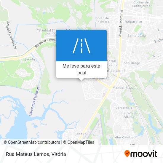 Rua Mateus Lemos mapa