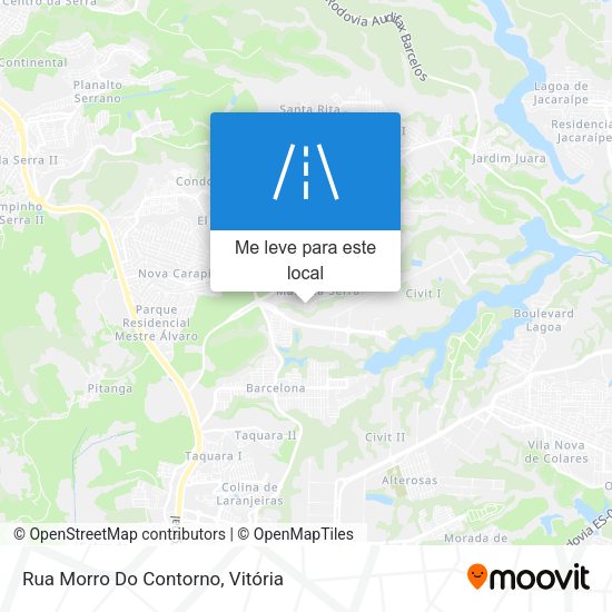Rua Morro Do Contorno mapa
