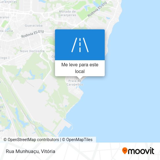 Rua Munhuaçu mapa