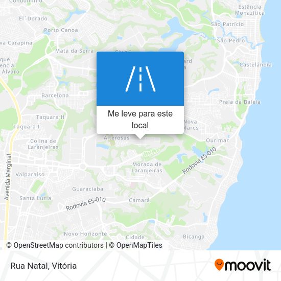 Rua Natal mapa