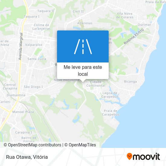 Rua Otawa mapa