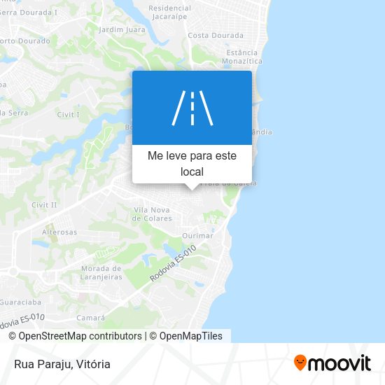 Rua Paraju mapa