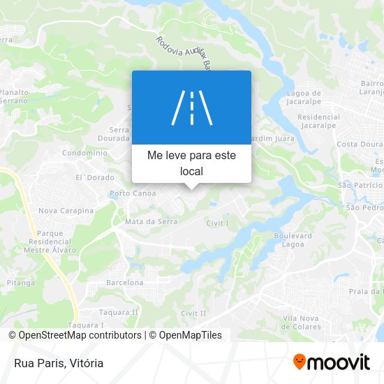 Rua Paris mapa