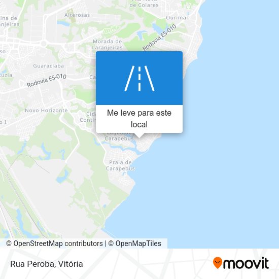 Rua Peroba mapa