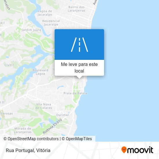 Rua Portugal mapa