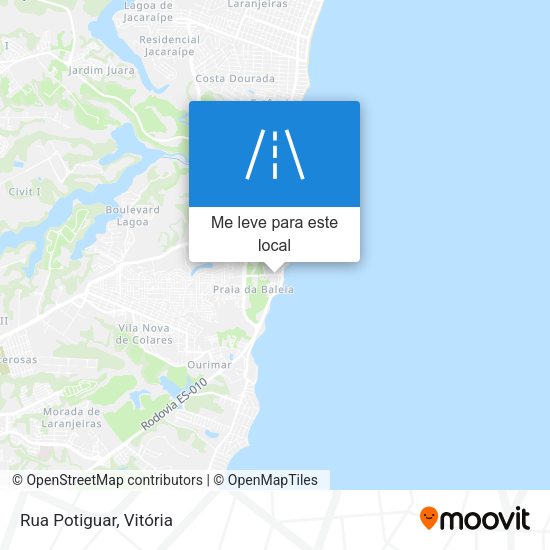 Rua Potiguar mapa