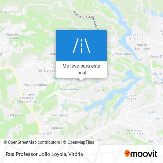 Rua Professor João Loyola mapa