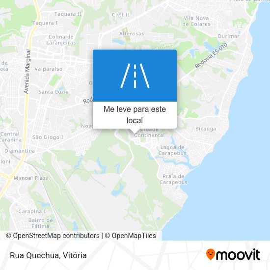 Rua Quechua mapa