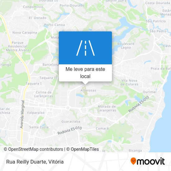 Rua Reilly Duarte mapa