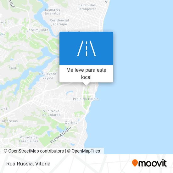 Rua Rússia mapa