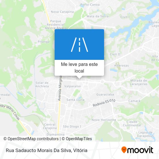 Rua Sadaucto Morais Da Silva mapa