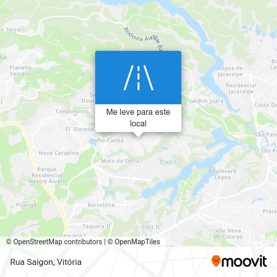 Rua Saigon mapa