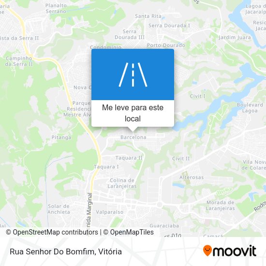 Rua Senhor Do Bomfim mapa